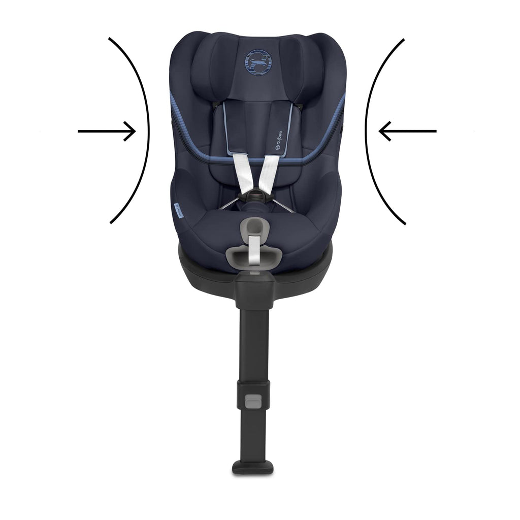 CYBEX Gold Kinder-Autositz Sirona S2 i-Size, Ab ca. 3 Monaten bis 4 Jahren, Max. 18 kg, SensorSafe kompatibel, Granite Black