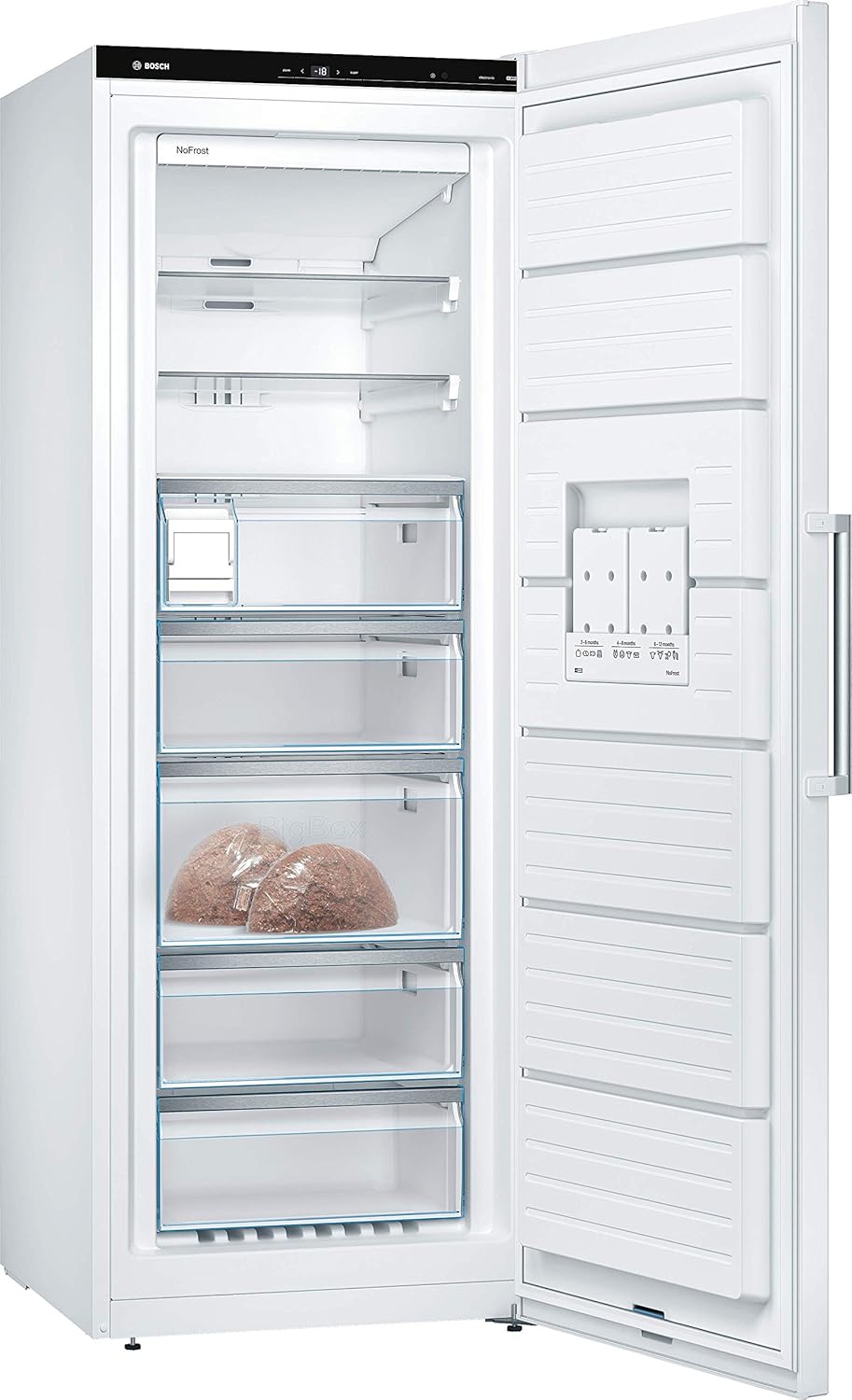 Bosch GIV11ADC0 Serie 6 Congelatore da incasso, 95 kWh, anno, 70 l, LowFrost, FreshSense, 72 x 56
