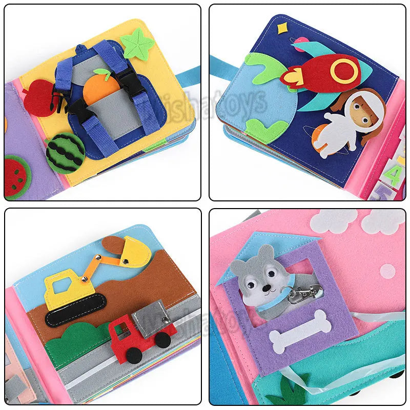 BusyBook - Sinnesabenteuer - Montessori-Aktivittsbuch