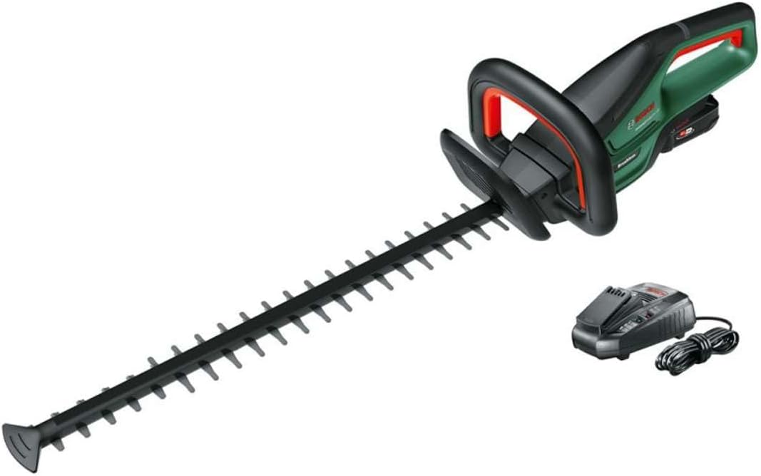 Bosch Tagliasiepi a batteria UniversalHedgeCut 18V-50 (1 batteria 2,5 Ah, sistema 18 Volt, lunghezza lama 50 cm, in scatola di cartone)