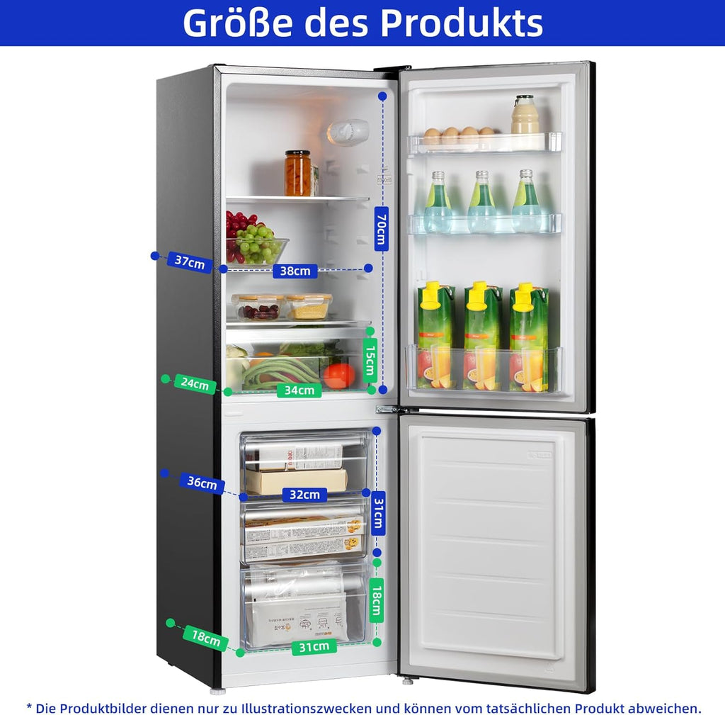 CHiQ Freestanding Fridge with Freezer