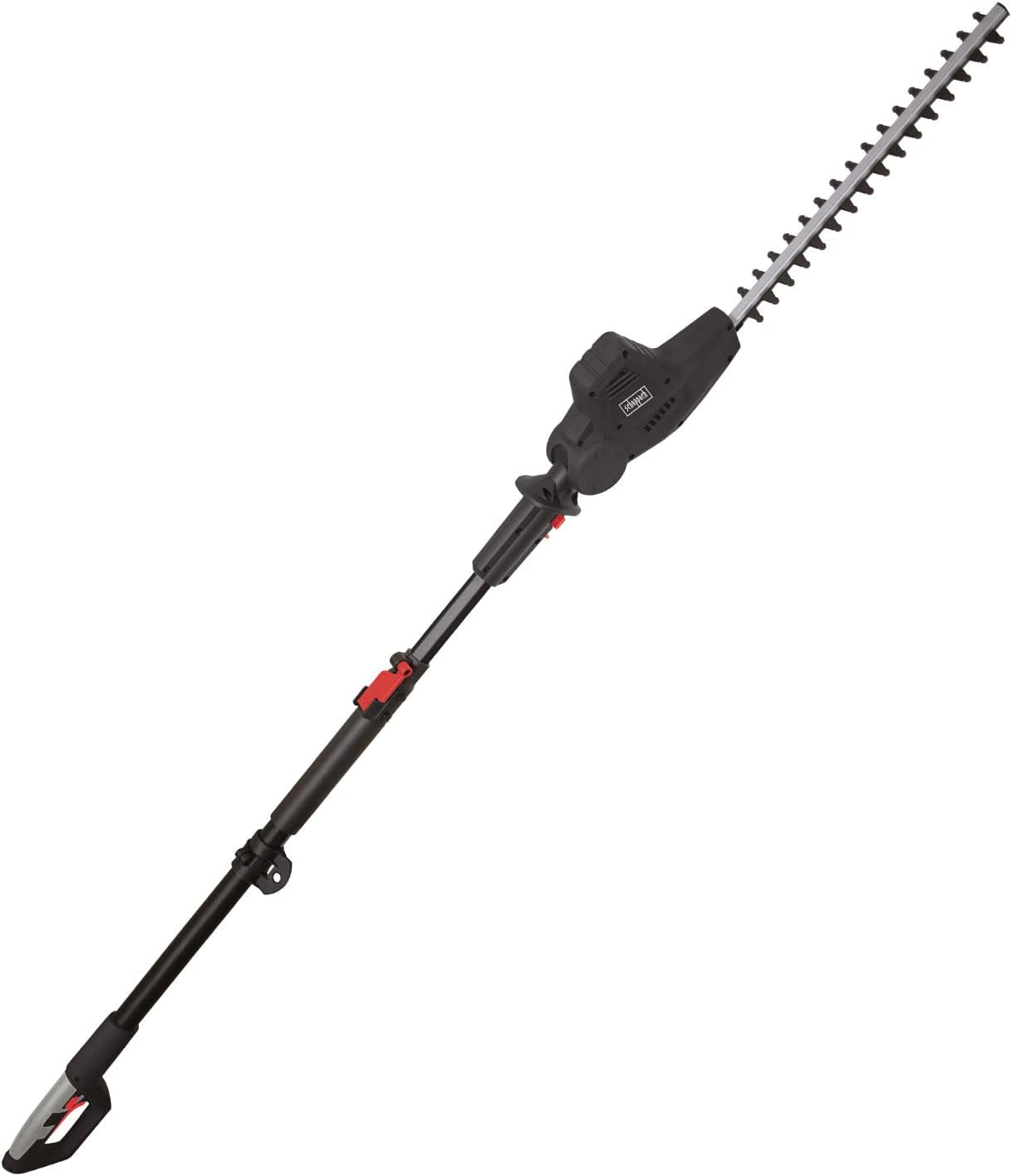 Scheppach Troncarami telescopico elettrico e tagliasiepi TPX710 | 230V 710W | estensibile fino a 4,5m di altezza di lavoro | sistema di cambio rapido | mini motosega | lama ProCut | incl. imbracatura