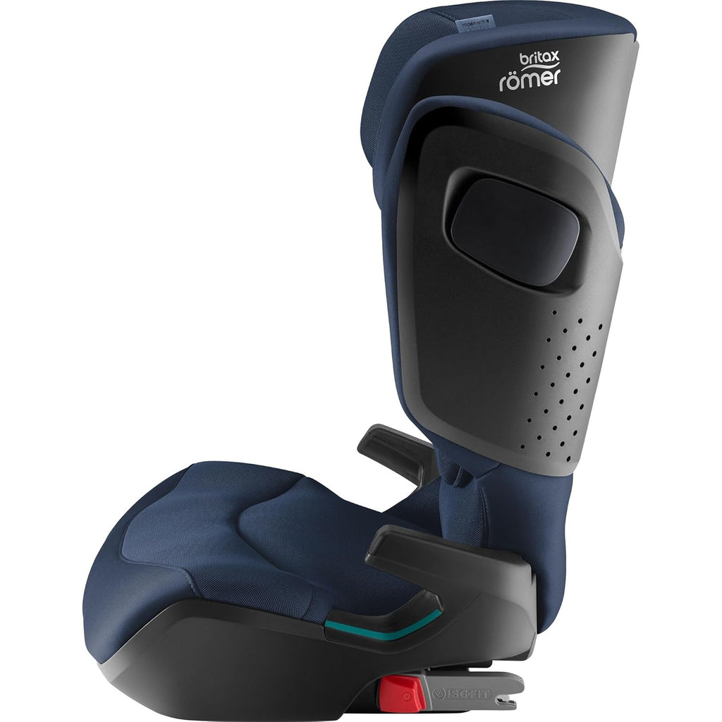 BRITAX RÖMER Seggiolino auto KIDFIX PRO M, per bambini da 100-150 cm (i-Size) con e senza ISOFIX, 3,5-12 anni, Midnight Grey | Classic