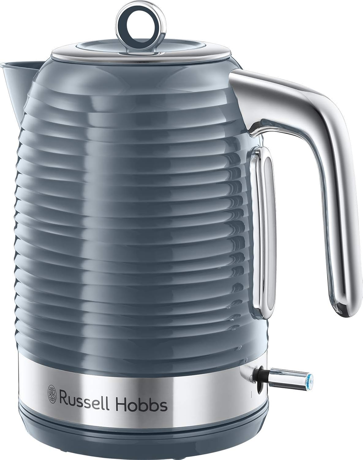 Russell Hobbs Inspire Grey Set Colazione Tostapane, Bollitore e Macchina da Caffè