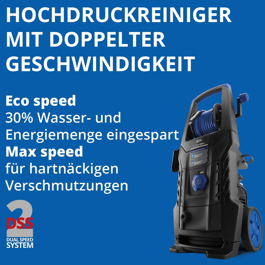 Idropulitrice AR Blue Clean e-1600P con Patio Cleaner e Spazzola Fissa (1600 W, 125 bar, 420 l/h)