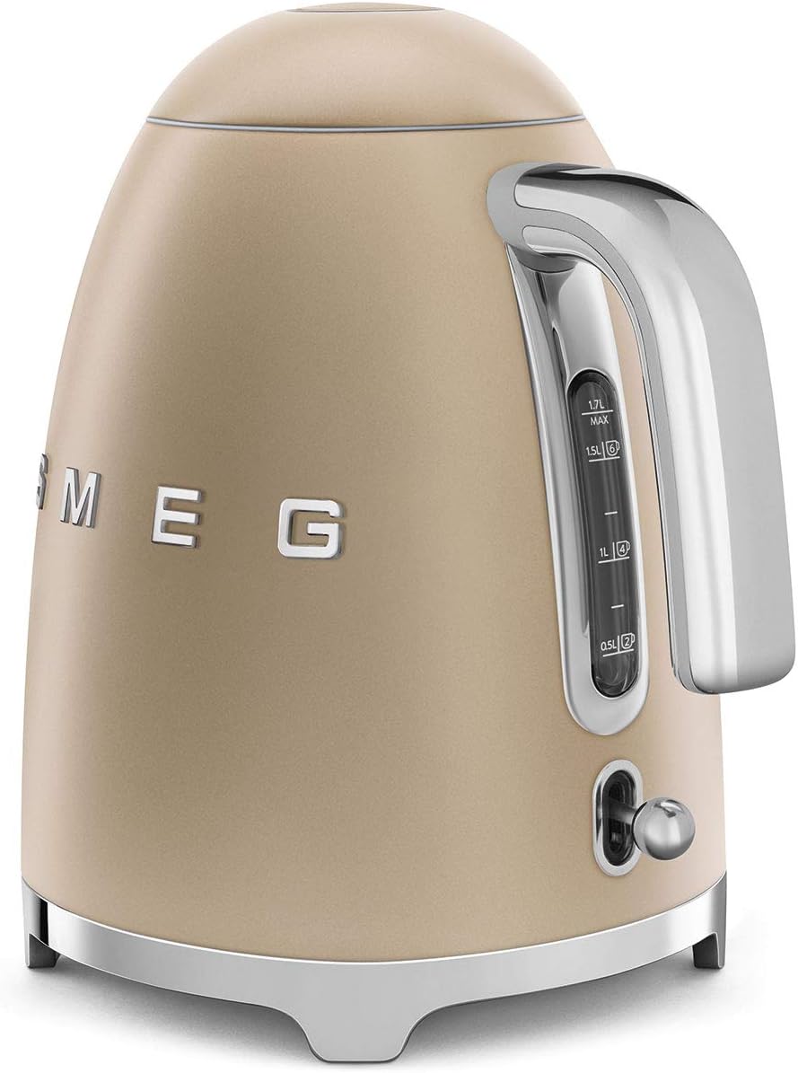 Smeg, 2x2 TSF01CREU - Tostapane, 2 scomparti per 2 fette, 6 livelli di doratura, funzione riscaldamento, funzione scongelamento e bagel, vassoio raccoglibriciole, 950W, Crema