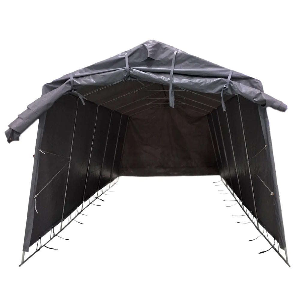 Tenda garage Fornorth 3,4x7m, grigio scuro