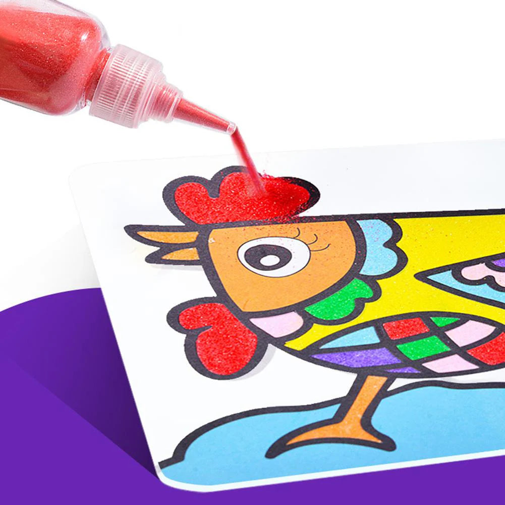 DIY Painting - Creativo con la sabbia - Set di pittura con la sabbia
