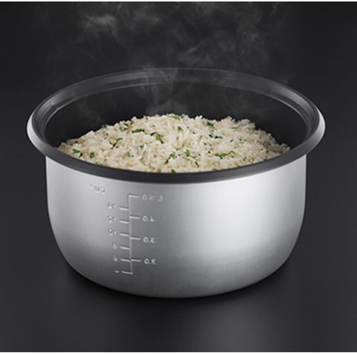 Russell Hobbs Cuociriso [XL] 5l inclusivo di Cestello per la Cottura a Vapore MaxiCook (Funzione Mantenimento in Caldo, Pentola Antiaderente, Cucchiaio per Riso e Misurino, Cottura Lenta per Verdure, Pesce ecc) 23570-56