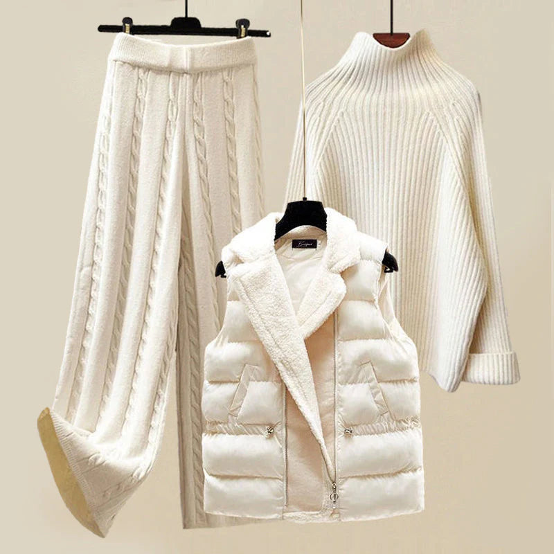 Set invernale di lusso e comfort da donna