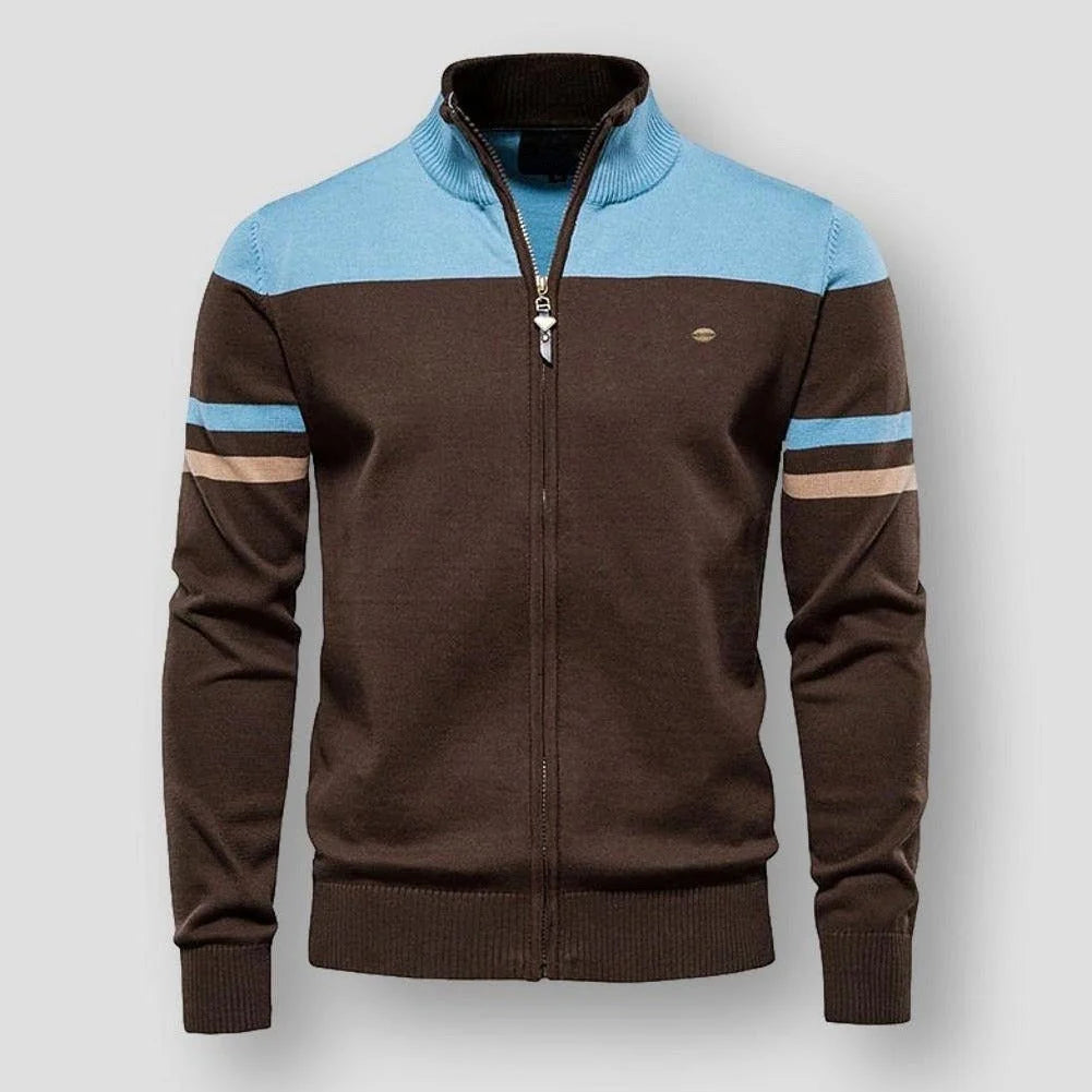 Ronan | Retro Bomberjacke mit Streifen