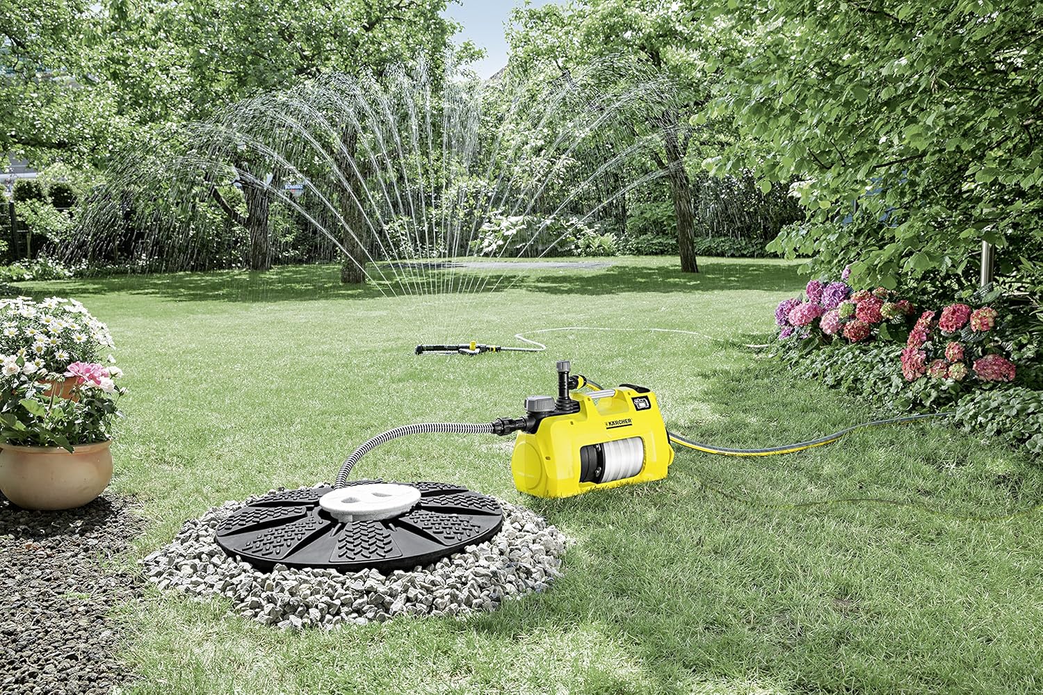 Kärcher Gartenpumpe BP 7 Home & Garden (Gartenbewässerung, Hauswasserversorgung, Multistage-Laufwerk, Automatik-Start/Stopp-Funktion, 230 x 540 x 373 mm)