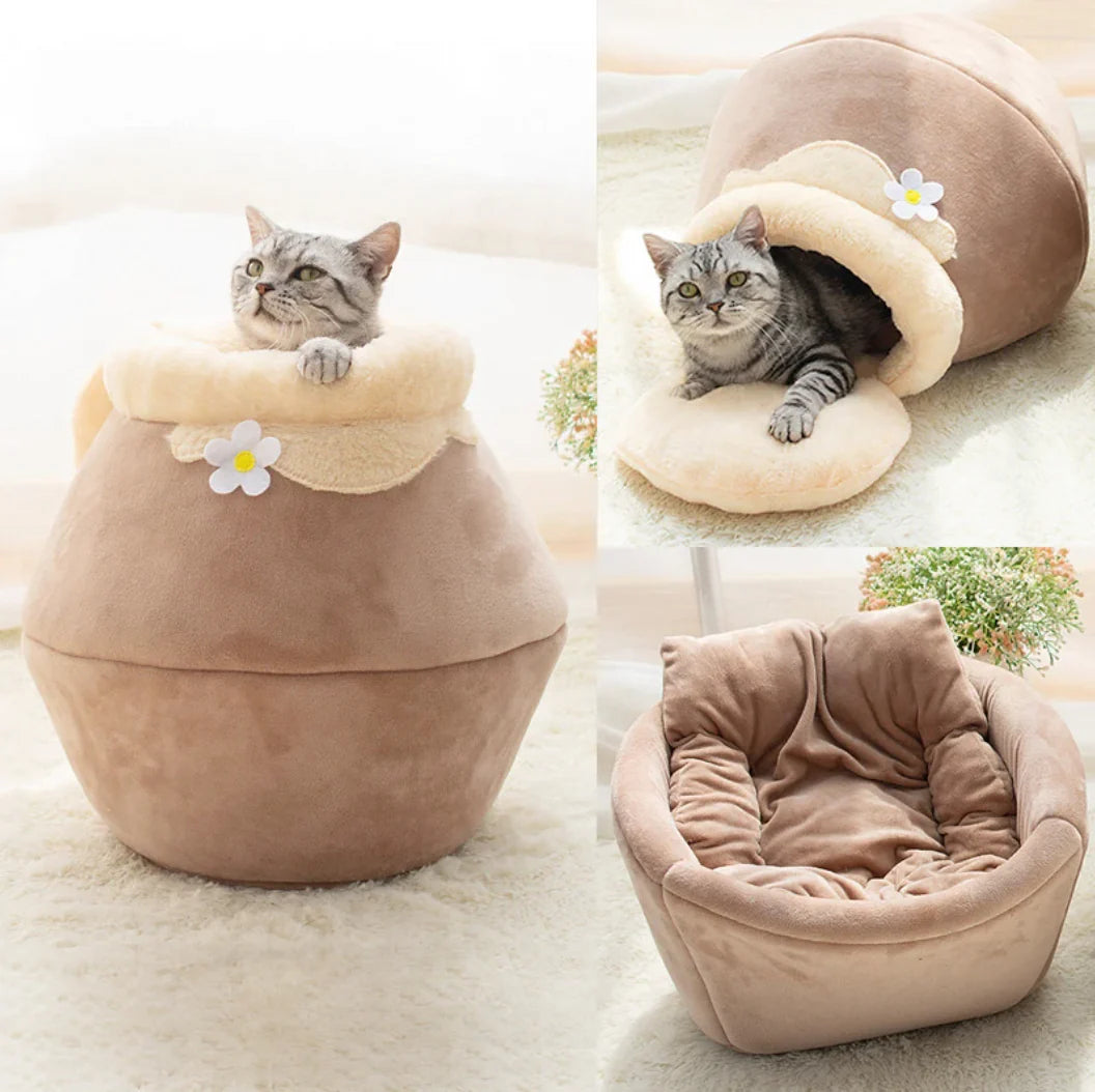 Accogliente tana 3 in 1 per gatti – Rifugio confortevole per il tuo gatto