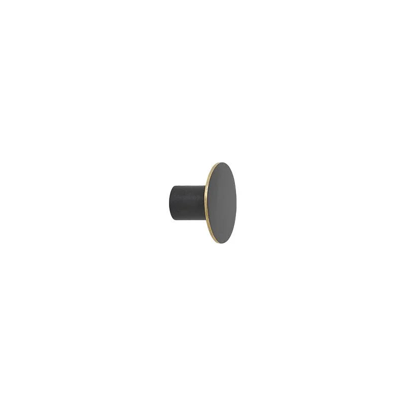 Ferm Living Gancio Nero Ottone, 4cm
