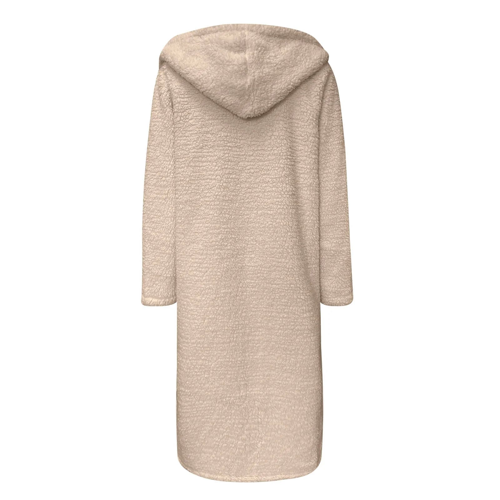 Lozenda – Luxuriser Teddy Mantel mit Kapuze