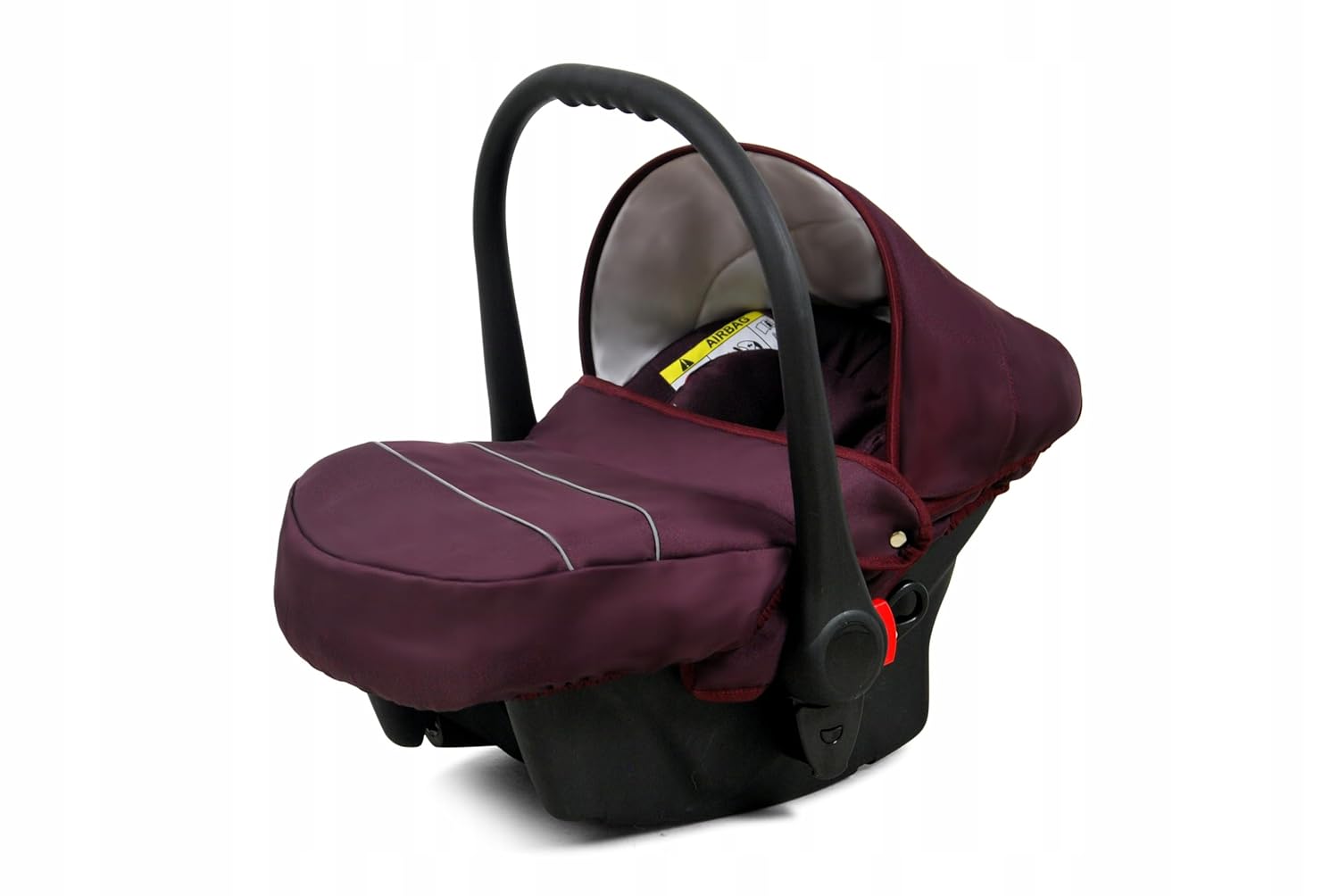 BabyLux Largo 2-in-1 Baby Kinderwagen Tief und Kinderwagen mit Zubehör Verstellbar und faltbar Aluminiumkonstruktion Wasserdicht Nicht abnehmbare Räder Brown Cream White Frame