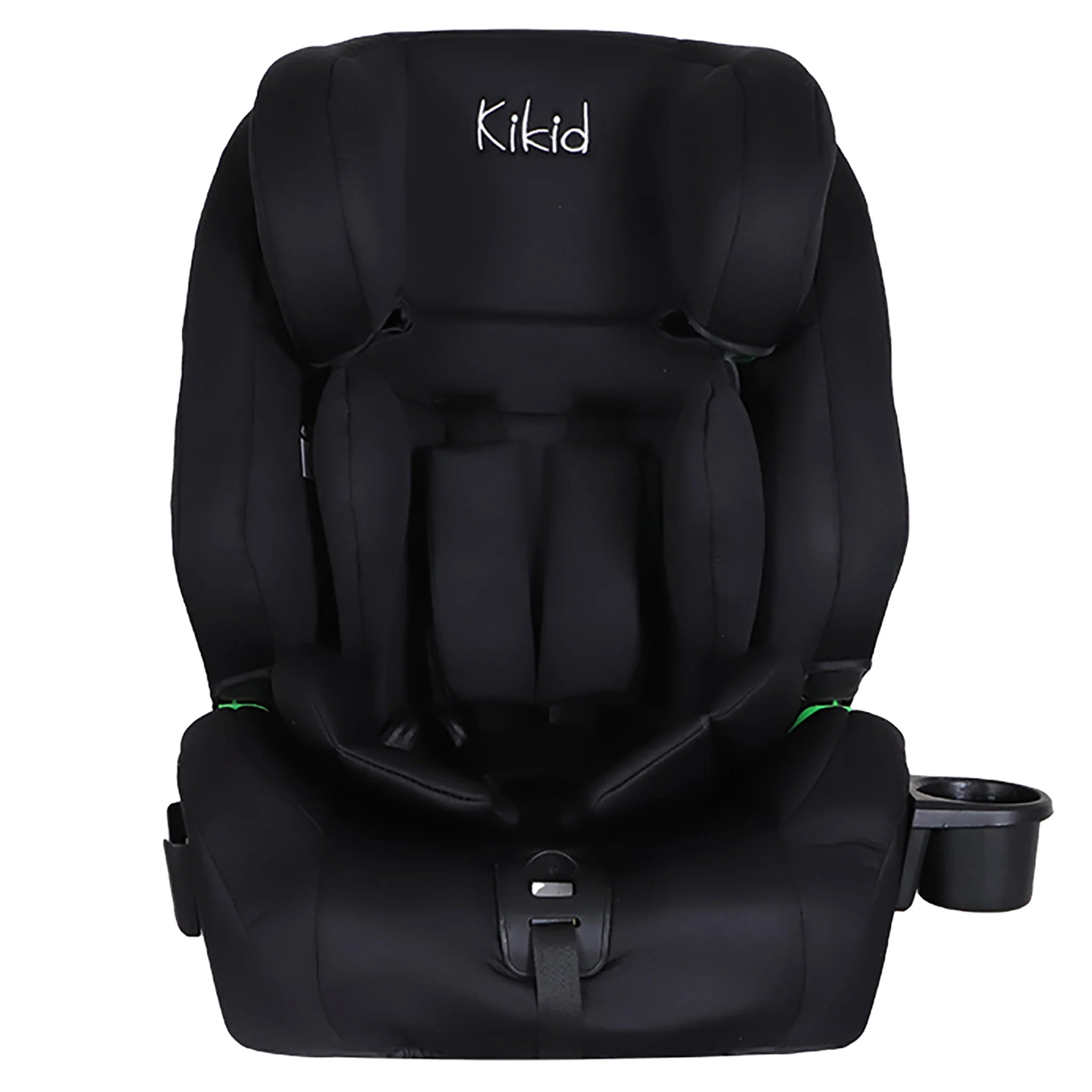 Kikid Premium Seggiolino Auto 76-150cm i-Size ISOFIX R129, nero