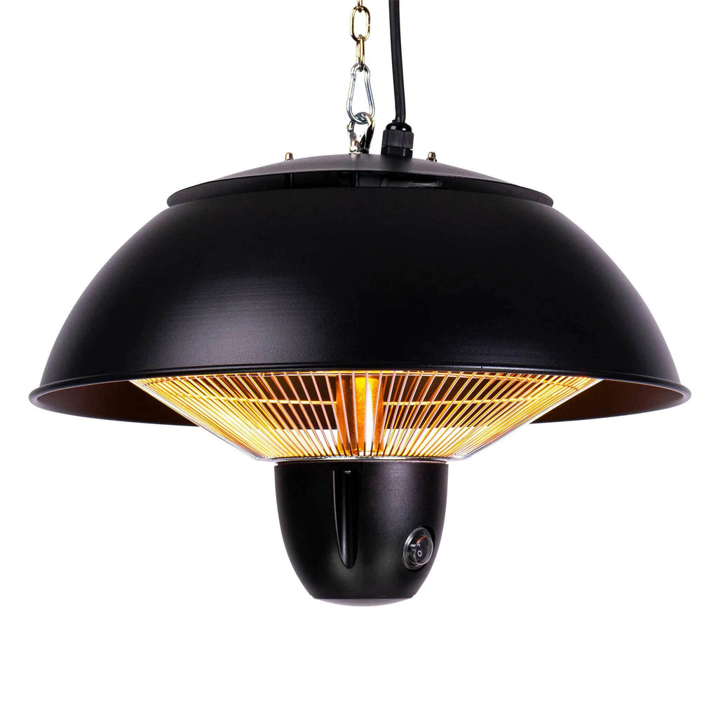 Fornorth Heizstrahler Riscaldatore da soffitto Originale 1500W con telecomando, nero