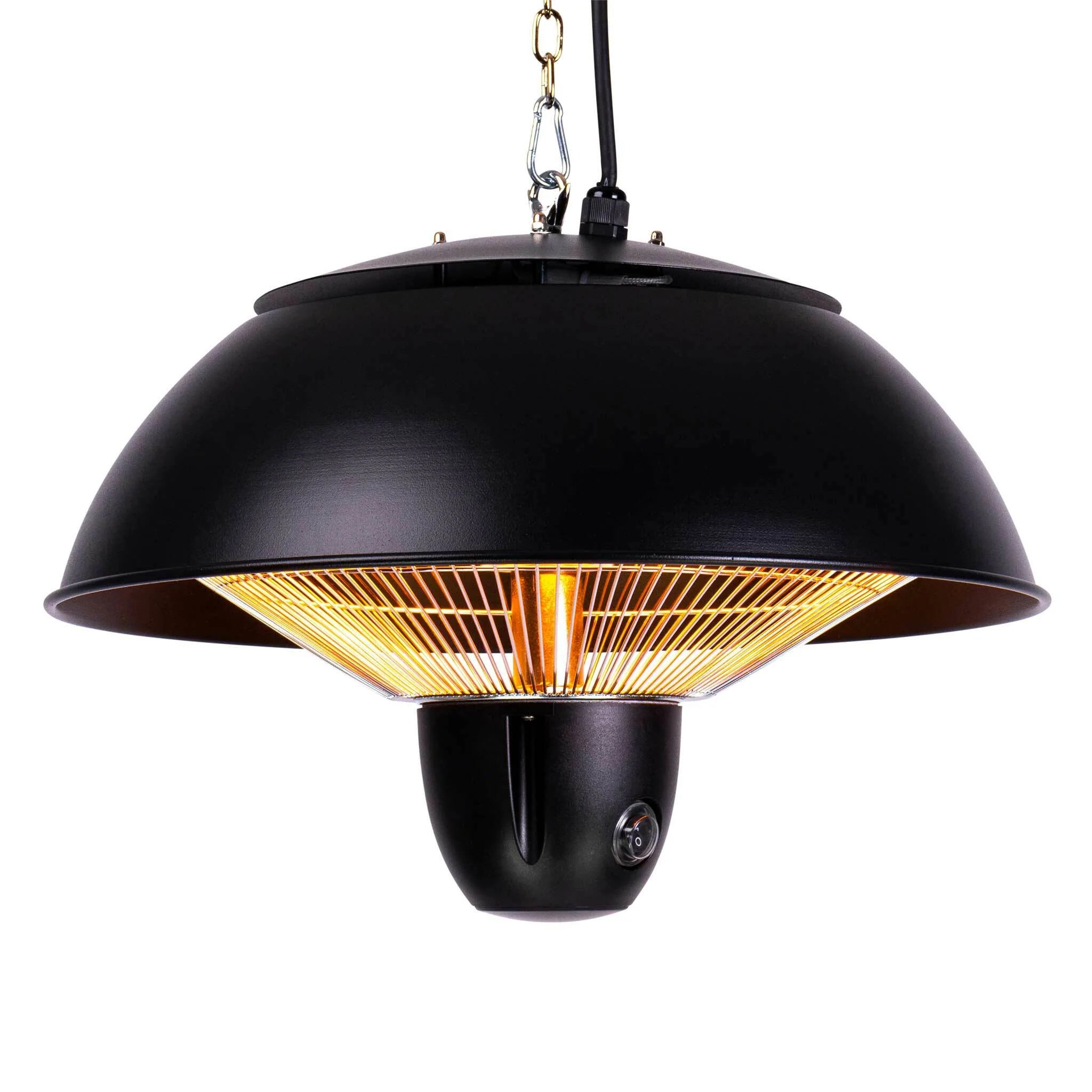 Fornorth Heizstrahler Riscaldatore da soffitto Originale 1500W con telecomando, nero