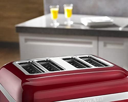 KitchenAid Tostapane per 4 Fette con Pinza per Sandwich | Artisan | Tostapane Retro | Diverse Funzioni e Livelli di Tostatura | Rosso