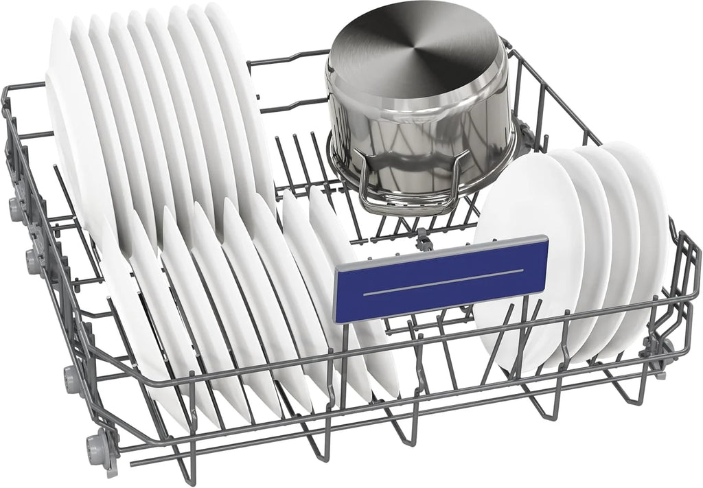 Siemens SN63EX06VE, iQ300 Smarter Lavastoviglie, Lavastoviglie a incasso totale, 60 cm, Cassetto posate, Extra silenziosa, varioSpeed, Apertura automatica porta, Triple rackMatic, infoLight, intensiveZone