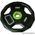 CARDIOfitness Diamond PU Olympia Hantelscheibe mit Stahleinsatz 15kg