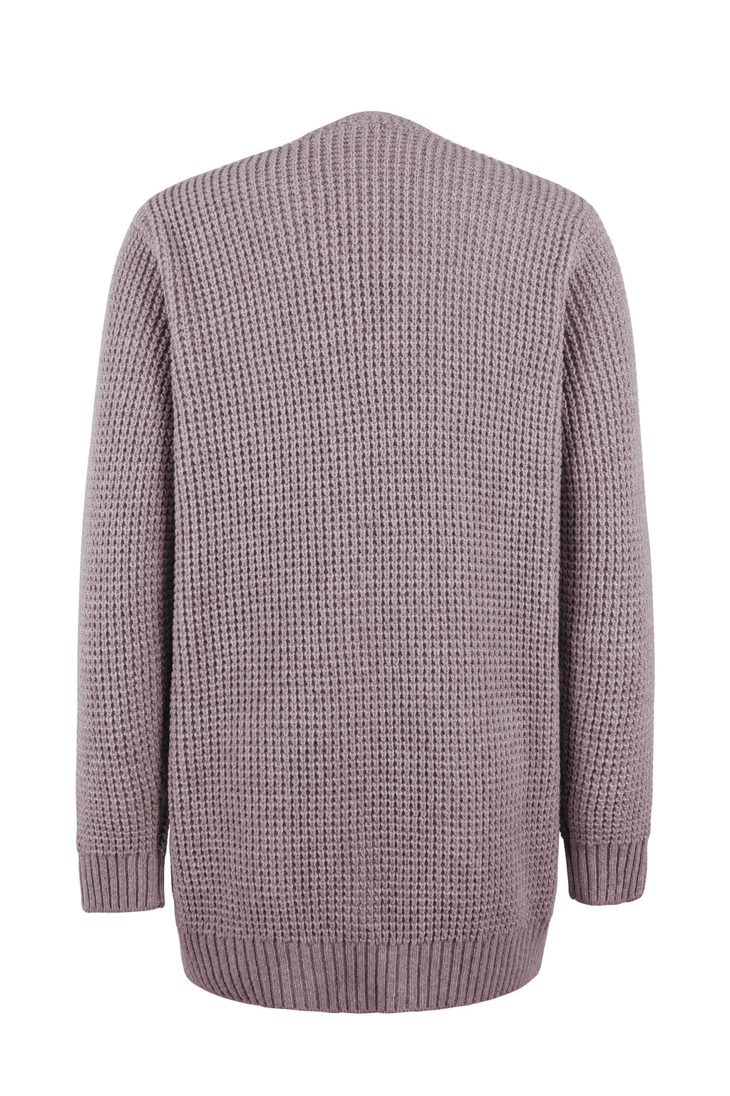 Cardigan lavorato a maglia a maniche lunghe da donna