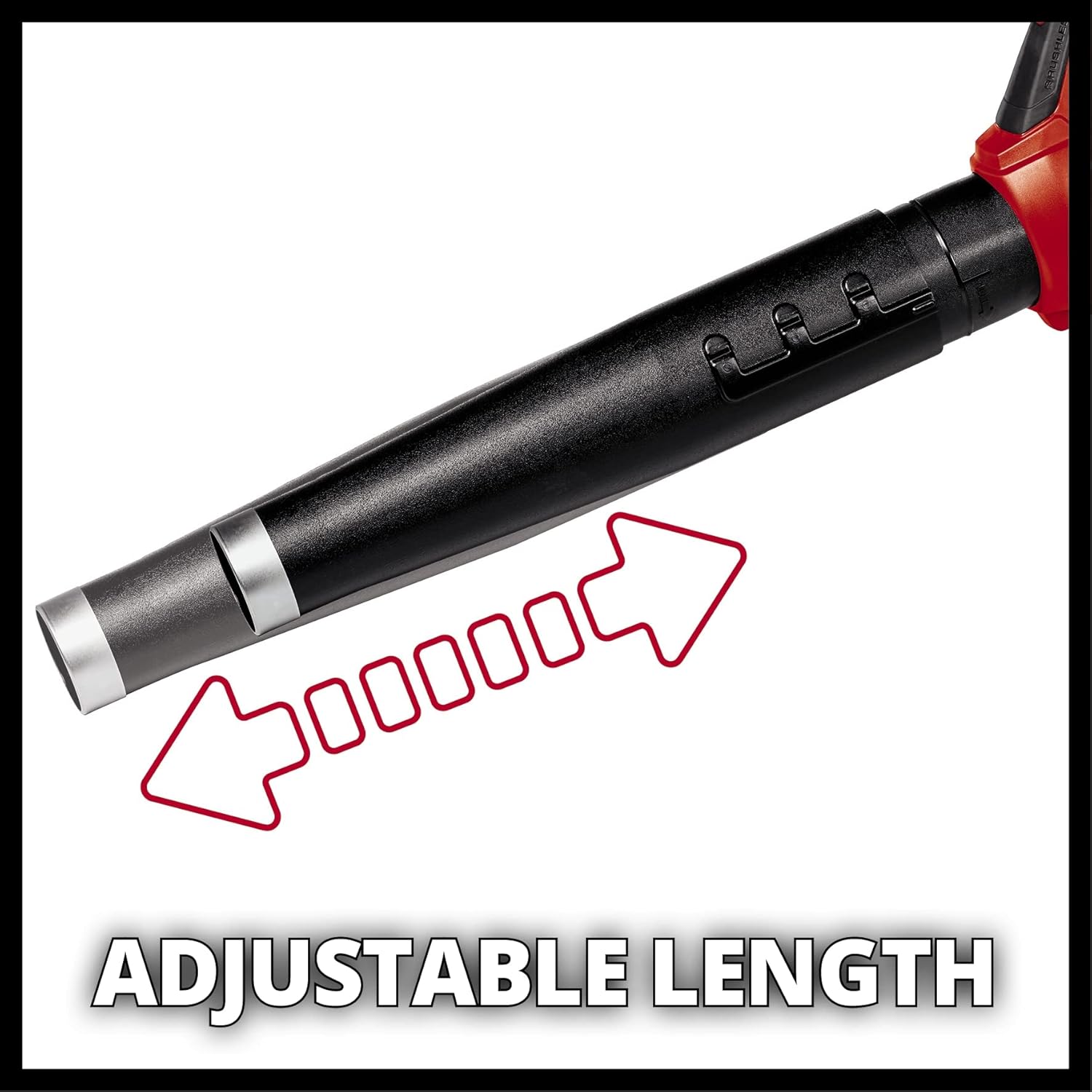 Einhell Soffiatore a batteria professionale GP-LB 36/210 Li E-Solo Power X-Change (Agli ioni di litio, potenza di soffiaggio 816 m³/h, interruttore turbo, tubo a 3 livelli e rimovibile, senza batteria e caricabatteria)