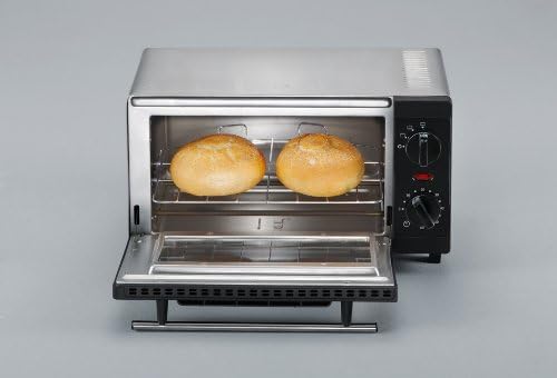 SEVERIN TO 2052 Forno tostapane (800 W, incl. griglia e teglia da forno, 9 L) argento/nero e 2287-000 Tostapane automatico, incl. supporto per panini, 2 fessure, 700 W, AT 2287, nero