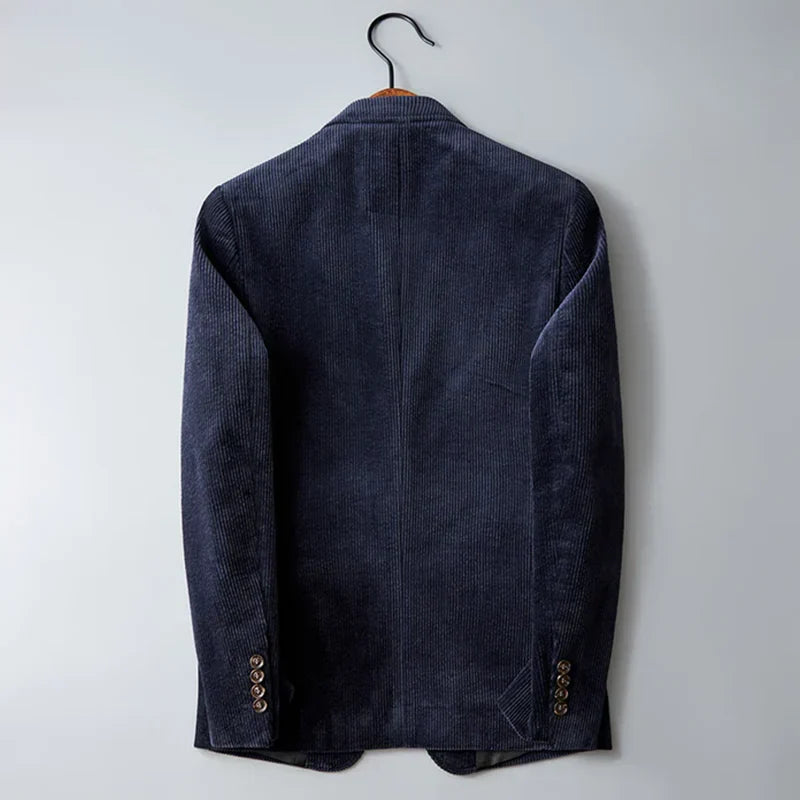 Blazer di velluto a coste chic da uomo