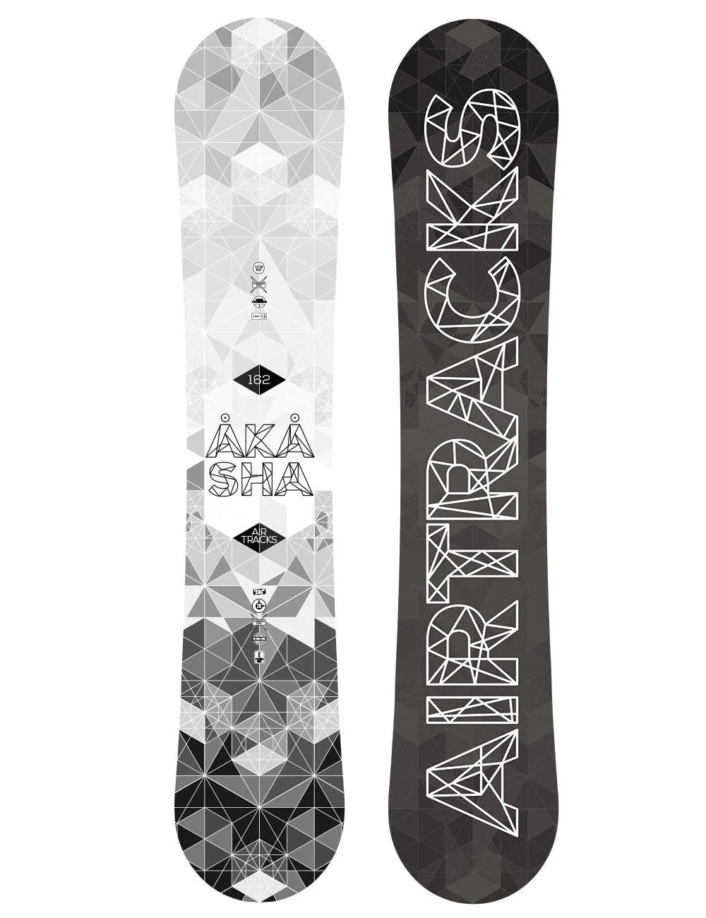 Snowboard da uomo Akasha Hybrid Rocker Wide Set