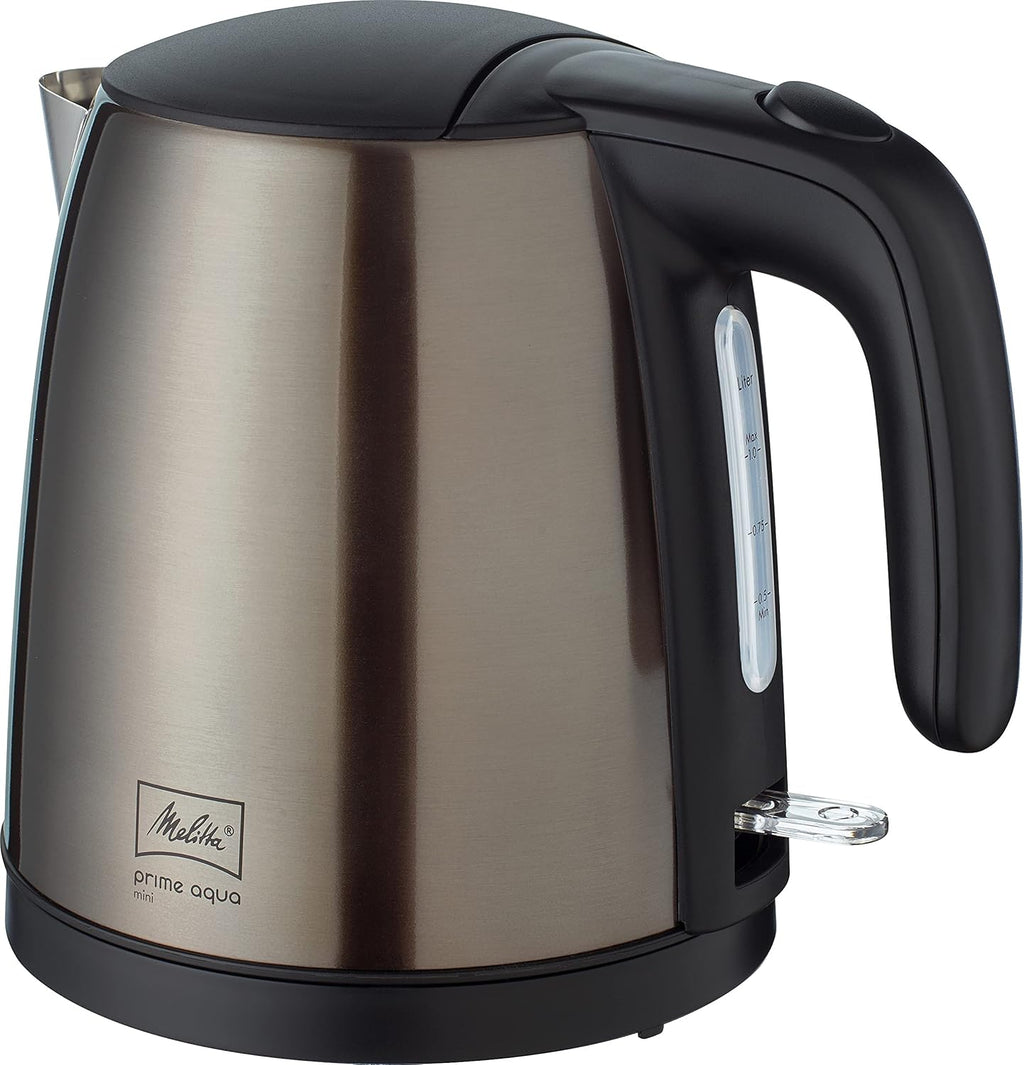 Melitta AromaFresh - Macchina da caffè con filtro - con caraffa in vetro - macinacaffè integrato - funzione timer - 10 tazze - Pure Black