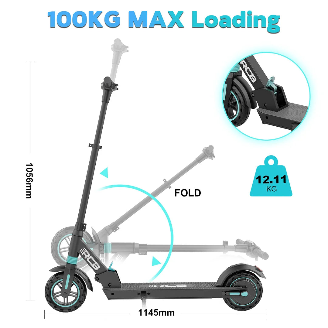 Monopattino Elettrico RCB R13 – Motore 350W, 25 km/h
