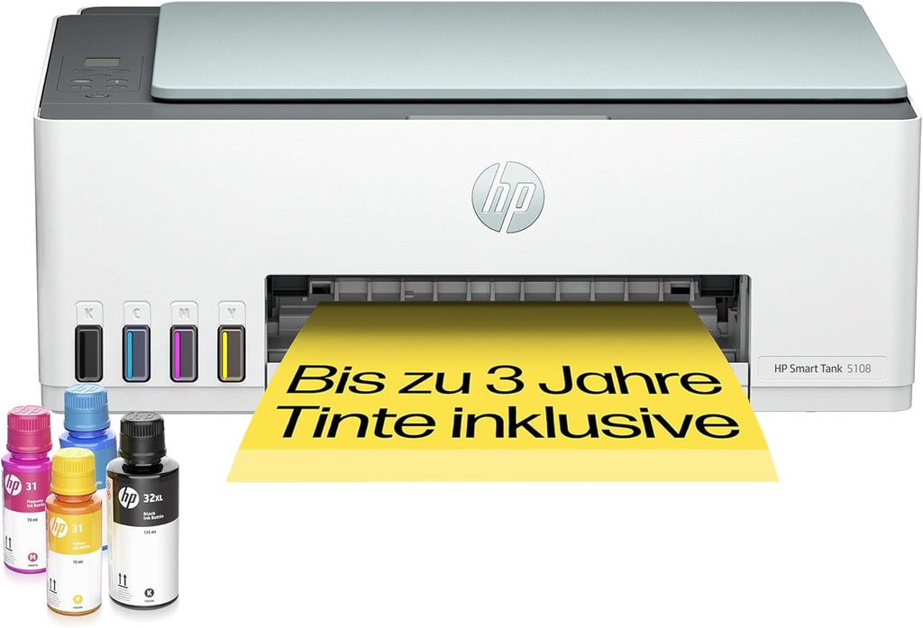 Stampante multifunzione 4 in 1 HP Smart Tank 7605 (Wi-Fi; fronte/retro; ADF) – 3 anni di inchiostro incluso, 3 anni di garanzia, serbatoio d'inchiostro grande, alta resa, stampa di alta qualità