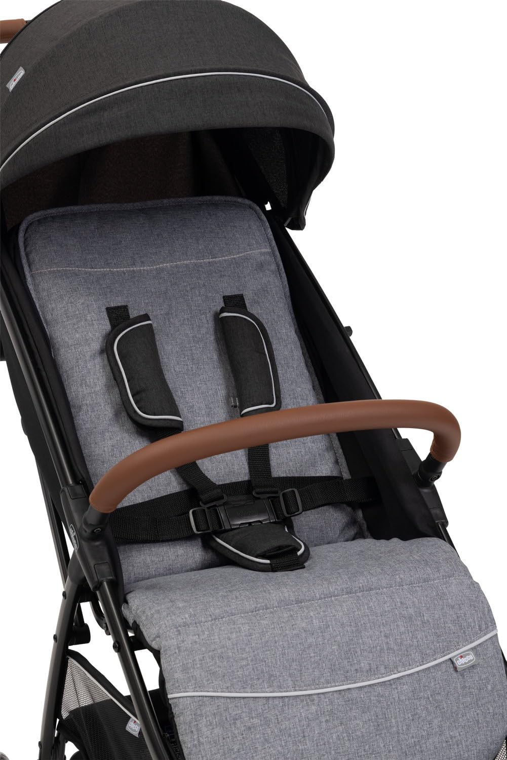 Chicco, Glee, Kinderwagen ab 0 Monate bis 4 Jahre, mit Automatik- und Kompaktverschluss, Ausziehbares Verdeck mit Lichtschutzfaktor 50+ und Regenschutz, 3-stufig verstellbare Rückenlehne, Beinauflage