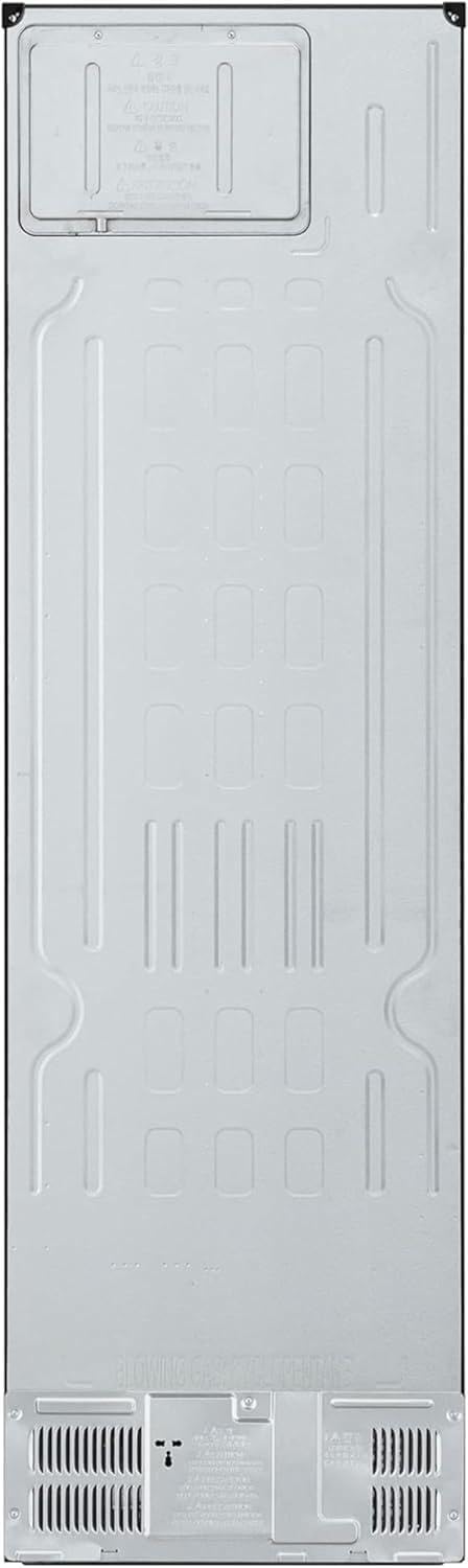 LG GBV22NCCEP Kühl-/Gefrierkombination – Smart Inverter Compressor, Total No Frost, Modern Flat Door Design, Matt Schwarz Metallic, Energieeffizienz A