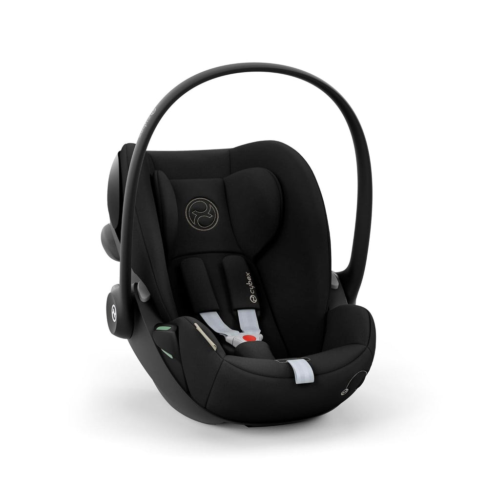 CYBEX Gold Seggiolino auto Cloud G i-Size Comfort, con riduttore per neonato, dalla nascita a circa 24 mesi, per bambini da 40 cm a 87 cm, max. 13 kg, Moon Black