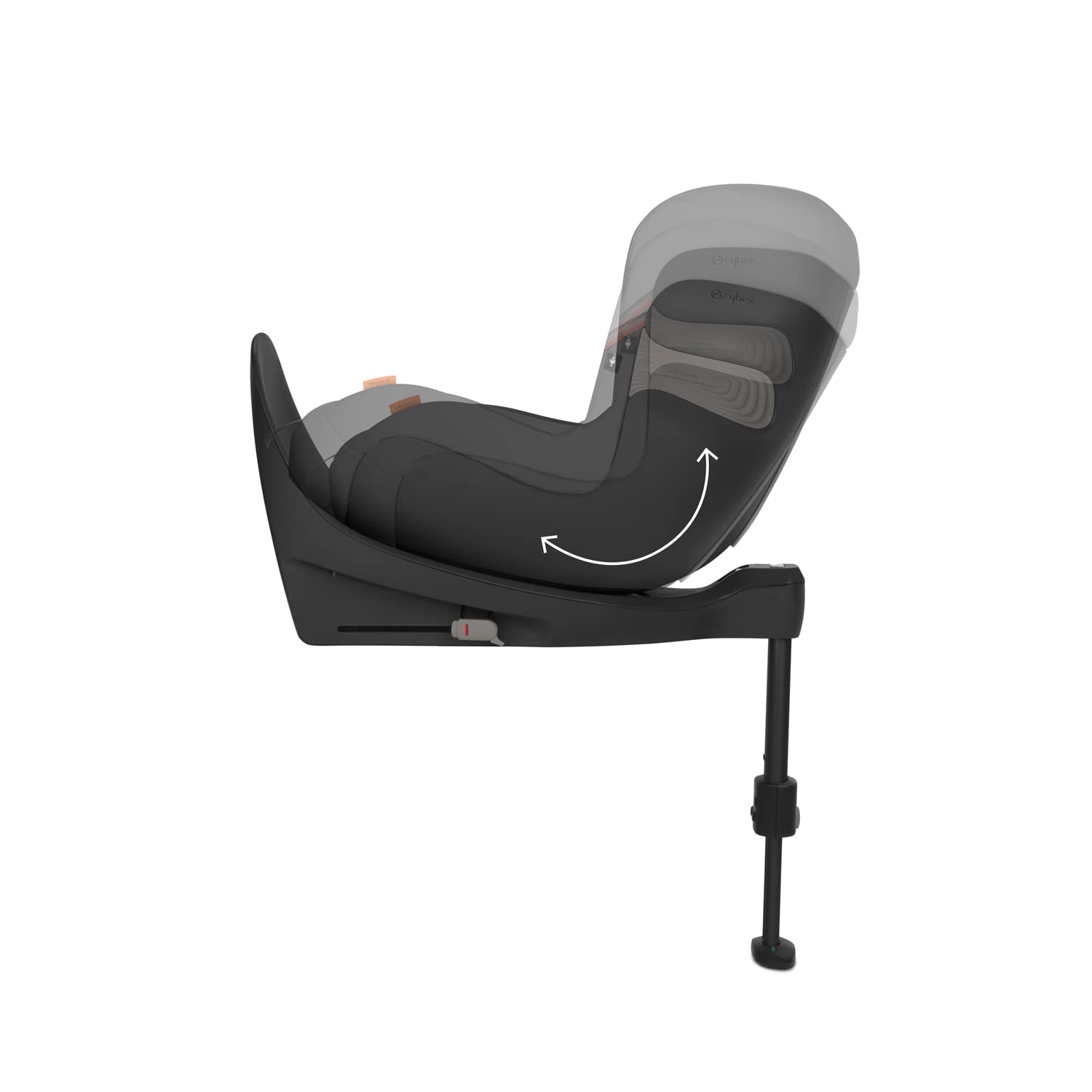 CYBEX Gold Kinder-Autositz Sirona S2 i-Size, Ab ca. 3 Monaten bis 4 Jahren, Max. 18 kg, SensorSafe kompatibel, Granite Black