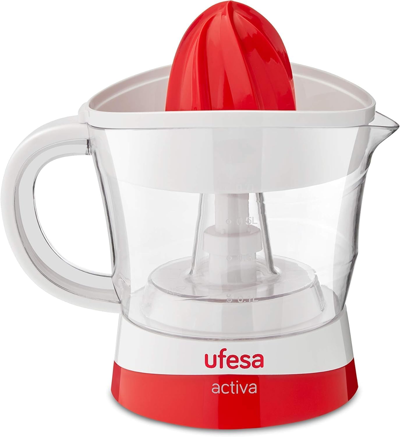 Ufesa Squeeze & Go, Spremiagrumi Elettrico ricaricabile USB-C, Portatile, Spremiarance, Spremilimoni, Spremi lime, Batteria 1500mAh, 220 ml, Senza BPA
