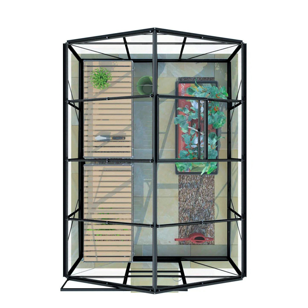 Serra Lykke Hybrid 5m², nero