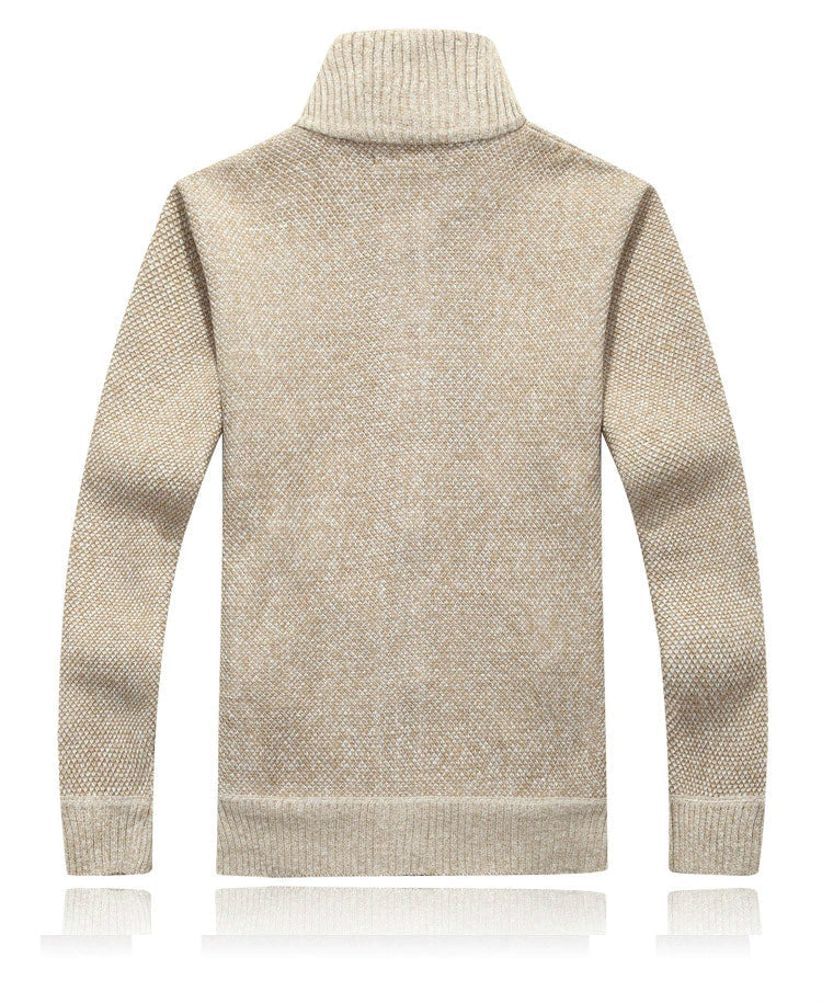 Herren-Strickjacke mit Reiverschluss