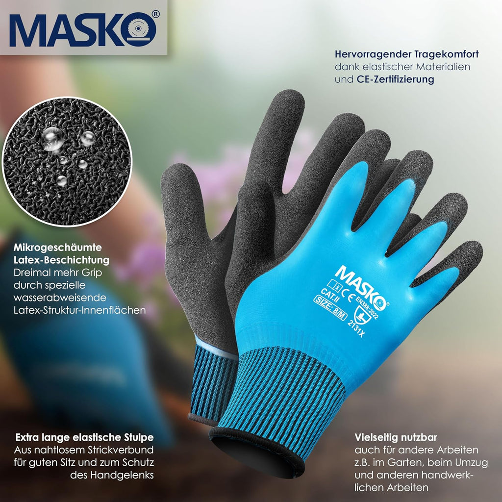 MASKO® Rasenmäher mit Mulchfunktion inkl. Zubehör, Akku Li-Ion Batterie 4Ah und Ladegerät – Rasentrimmer Schnittbreite 33cm 5 fache 25-75mm Schnitthöhenverstellung Fangkorb 30 Liter bis 150m² Flächen