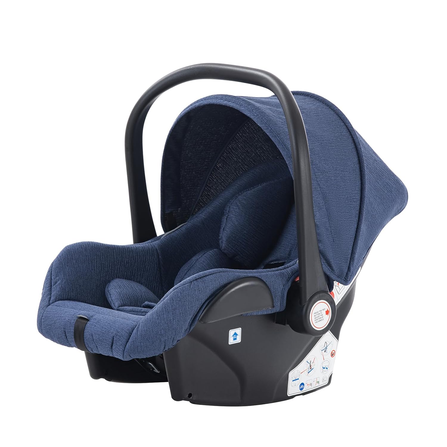 Shineey kinderwagen 3 in 1 Buggy Babybett Komplett Set Einem Klick Zusammenklappbarer Kinderwagen, 3 in 1 KombiKinderwagen Aluminiumrahmen für Neugeborene
