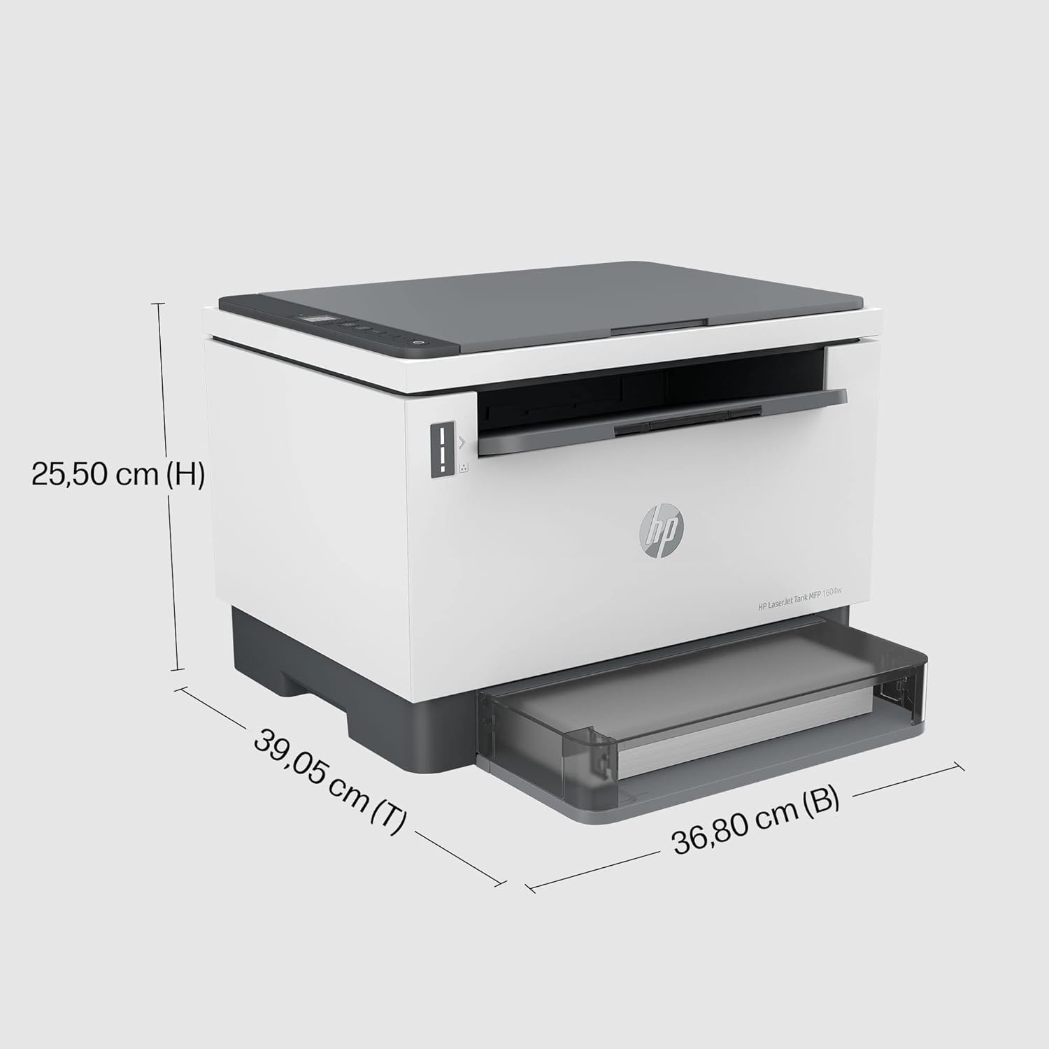HP Laserjet Tank MFP 2604dw Laserdrucker, Drucker, Scanner, Kopierer, HP Smart App, inklusive Original HP Toner für bis zu 5000 Seiten, 23 Seiten/Min, beidseitig drucken, bis 600 x 600 DPI, Monochrom