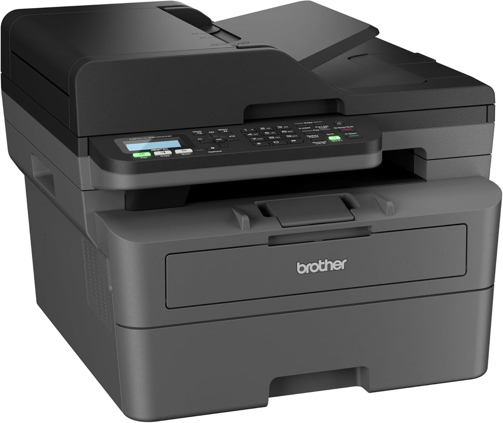 Brother MFC-L2835DW | Stampante multifunzione 4-in-1 (stampa/scansione/copia/fax) Laser monocromatica – Wi-Fi ed Ethernet – Alimentatore automatico documenti (ADF) da 50 fogli – Velocità di stampa di 32 pagine