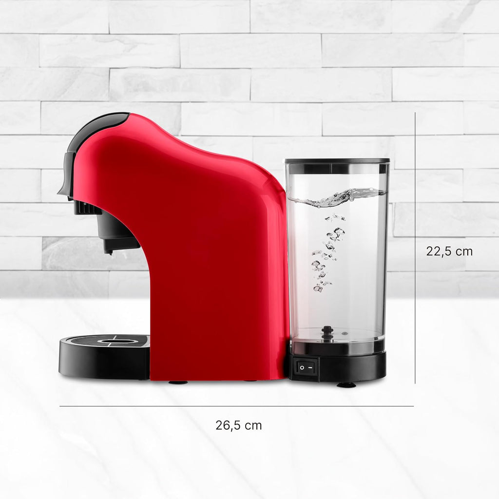 Ufesa Bellagio 3-in-1 Multi-Capsule Coffee Machine for Nespresso Original Capsule, Dolce Gusto or Ground Coffee, Digital Touch Panel with 7 Levels, 1 L Water Tank, 1400 W, 15 Bar Pressure, Compact