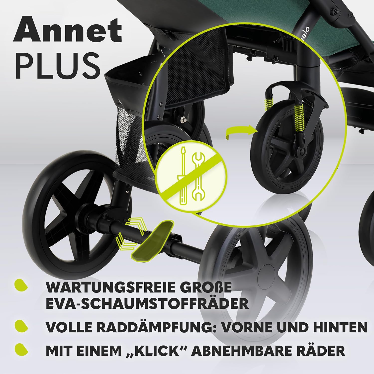 LIONELO Annet Buggy fino a 22 kg con funzione reclinabile, passeggino compatto richiudibile con accessori, ruote in schiuma EVA, zanzariera, coprigambe, portabevande, cestino (Golden Moments, Tour)