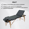 Lettino da massaggio React P300 nero