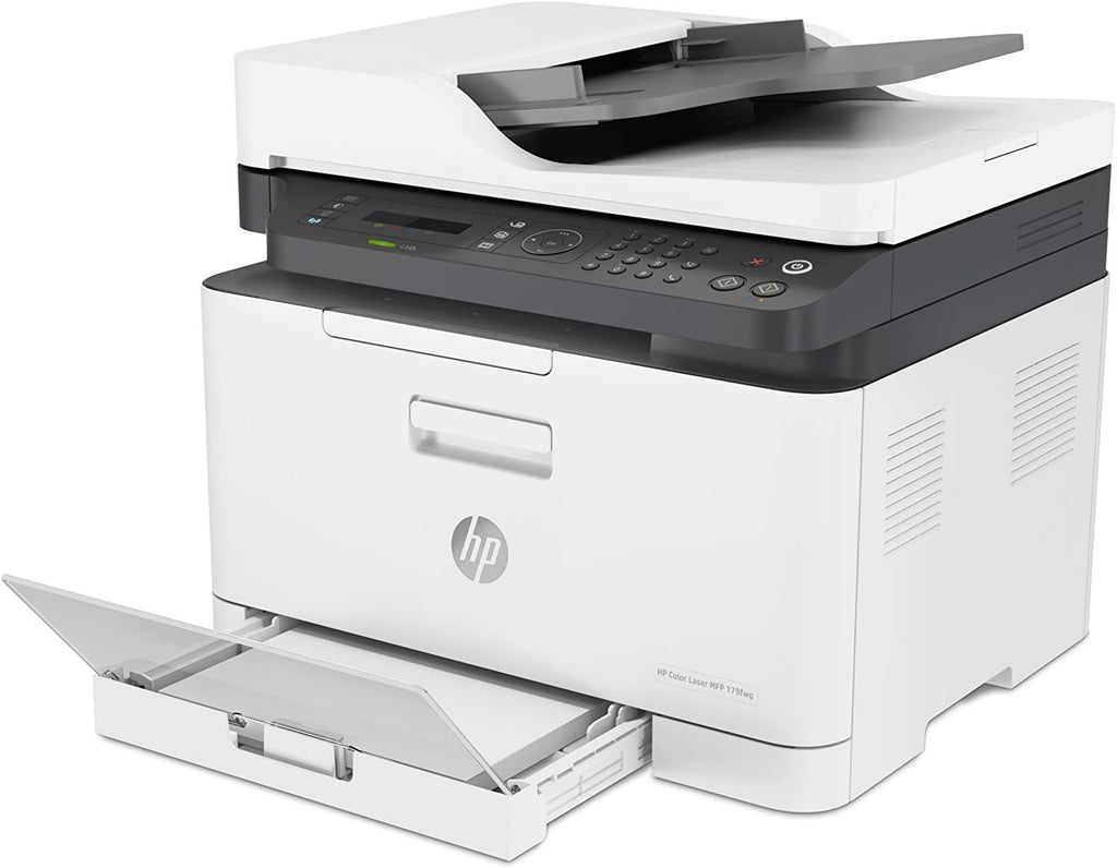 HP Color Laser MFP 179fwg Stampante multifunzione laser a colori, Stampa, Copia, Scansione, Fax, Alimentatore automatico di documenti, Wi-Fi, Ethernet, USB, App HP Smart