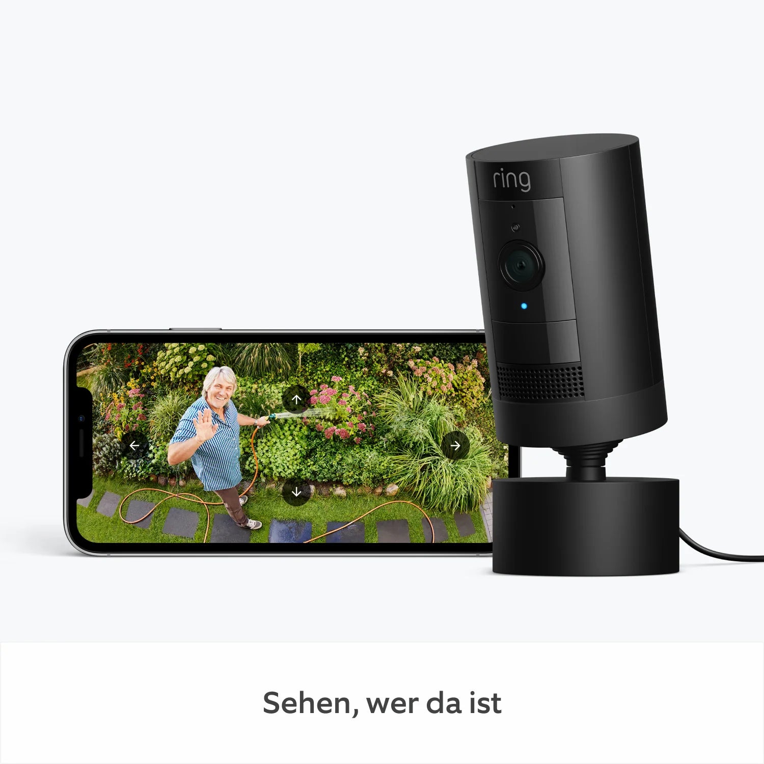 Stick Up Cam Plug-In mit Schwenk-/Kipphalterung